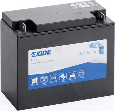  GEL1216 EXIDE Стартерная аккумуляторная батарея