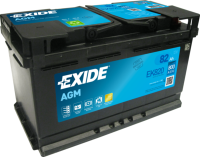  EK820 EXIDE Стартерная аккумуляторная батарея