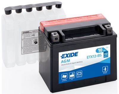  ETX12BS EXIDE Стартерная аккумуляторная батарея