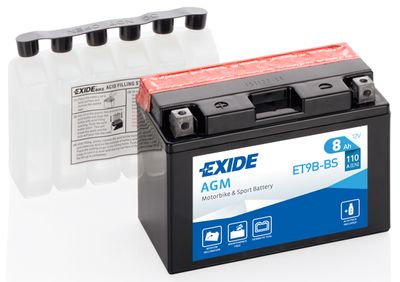  ET9BBS EXIDE Стартерная аккумуляторная батарея