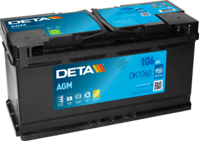  DK1060 DETA Стартерная аккумуляторная батарея