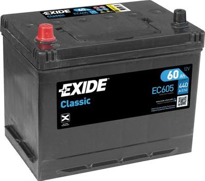  EC605 EXIDE Стартерная аккумуляторная батарея