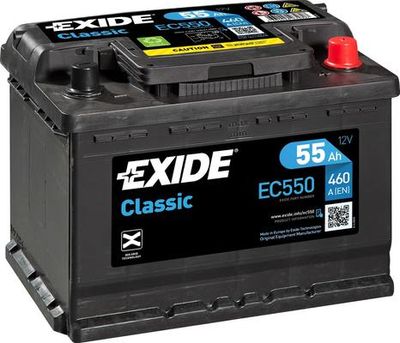  EC550 EXIDE Стартерная аккумуляторная батарея