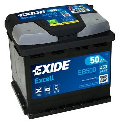  EB500 EXIDE Стартерная аккумуляторная батарея