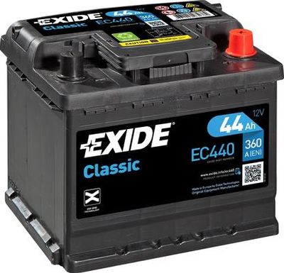  EC440 EXIDE Стартерная аккумуляторная батарея