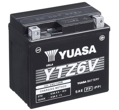  YTZ6V YUASA Стартерная аккумуляторная батарея