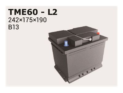  TME60 IPSA Стартерная аккумуляторная батарея