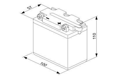  0092M40070 BOSCH Стартерная аккумуляторная батарея