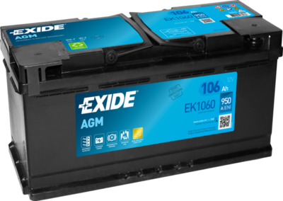  EK1060 EXIDE Стартерная аккумуляторная батарея