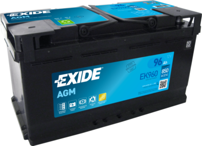  EK960 EXIDE Стартерная аккумуляторная батарея