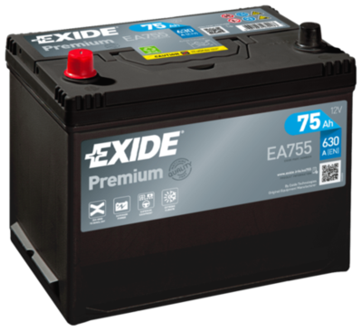  EA755 EXIDE Стартерная аккумуляторная батарея