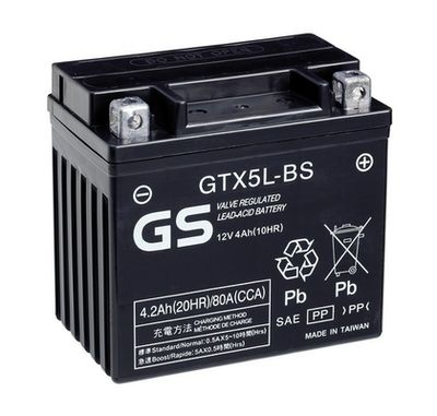  GSGTX5LBS GS Стартерная аккумуляторная батарея