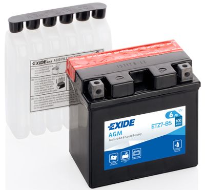  ETZ7BS EXIDE Стартерная аккумуляторная батарея