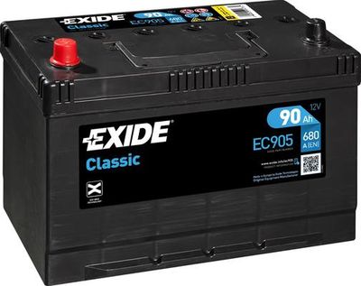  EC905 EXIDE Стартерная аккумуляторная батарея