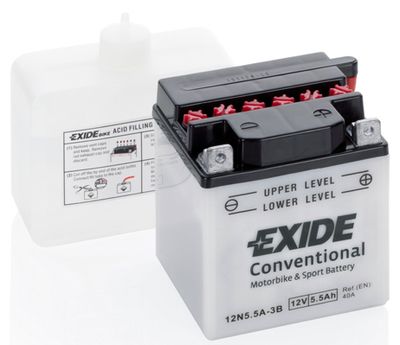  12N55A3B EXIDE Стартерная аккумуляторная батарея