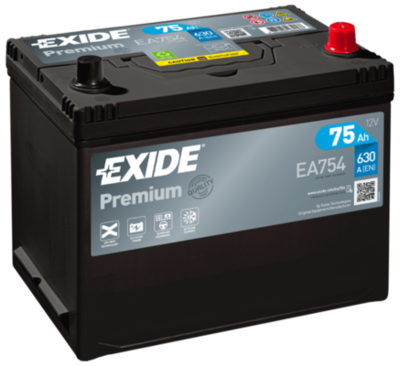  EA754 EXIDE Стартерная аккумуляторная батарея