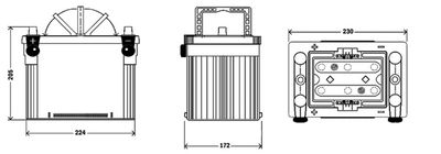  EX900 EXIDE Стартерная аккумуляторная батарея