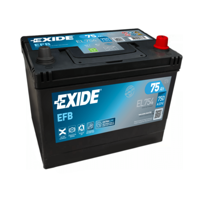  EL754 EXIDE Стартерная аккумуляторная батарея