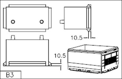  MCX55530 Mchanix Стартерная аккумуляторная батарея