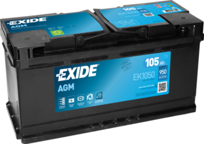  EK1050 EXIDE Стартерная аккумуляторная батарея