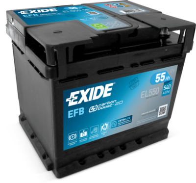  EL550 EXIDE Стартерная аккумуляторная батарея