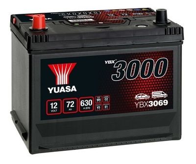  YBX3069 YUASA Стартерная аккумуляторная батарея