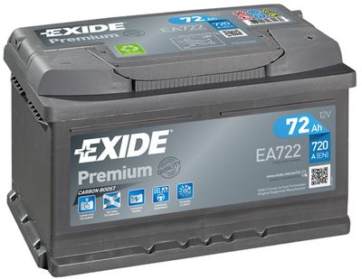  EA722 EXIDE Стартерная аккумуляторная батарея