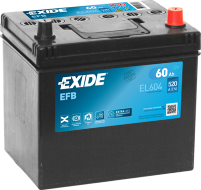  EL604 EXIDE Стартерная аккумуляторная батарея