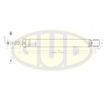  GSA343431 G.U.D.Амортизатор