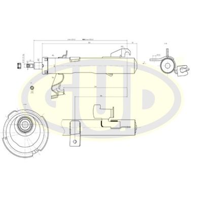  GSA334701 G.U.D.Амортизатор