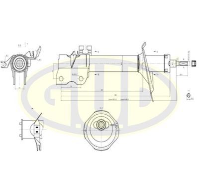  GSA334360 G.U.D.Амортизатор