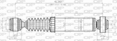  SAB842012 OPEN PARTS Амортизатор