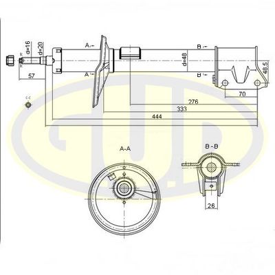  GSA338738 G.U.D.Амортизатор