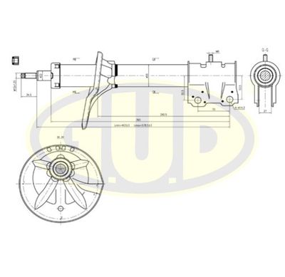  GSA334398 G.U.D.Амортизатор