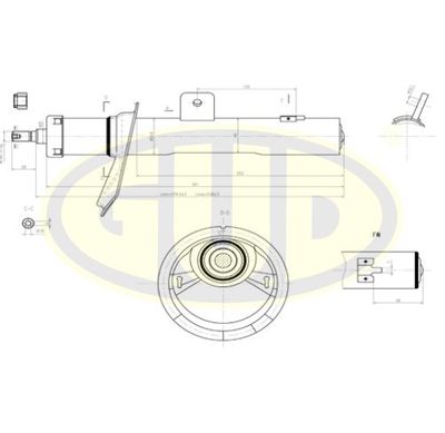  GSA633730 G.U.D.Амортизатор