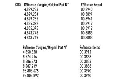  003941 RECORD FRANCE Амортизатор