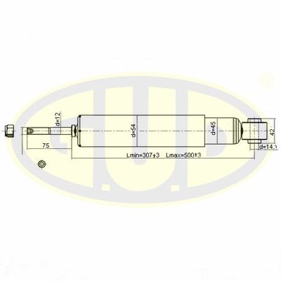  GSA349115 G.U.D.Амортизатор