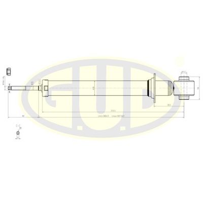  GSA341841 G.U.D.Амортизатор