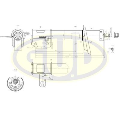  GSA339703 G.U.D.Амортизатор