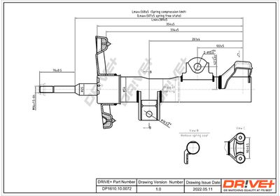  DP1610100072 Dr!ve+ Амортизатор