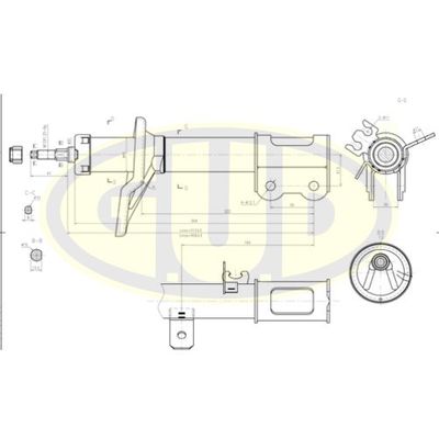  GSA333316 G.U.D.Амортизатор