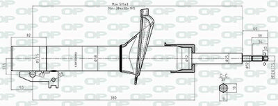  SAB841231 OPEN PARTS Амортизатор