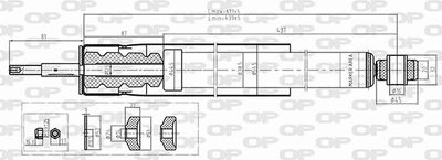  SAB863332 OPEN PARTS Амортизатор