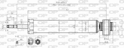  SAB839432 OPEN PARTS Амортизатор