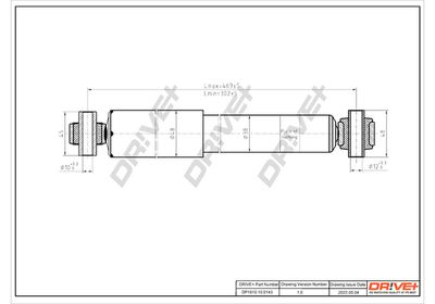 DP1610100143 Dr!ve+ Амортизатор