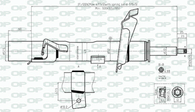  SAB856031 OPEN PARTS Амортизатор