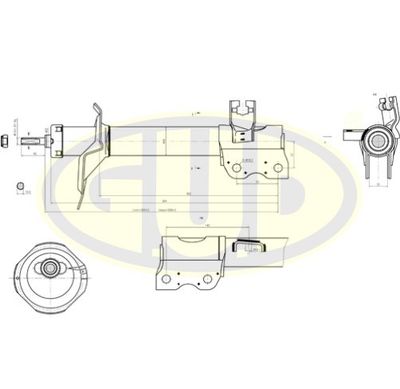 GSA334362 G.U.D.Амортизатор