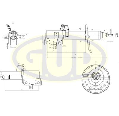  GSA339197 G.U.D.Амортизатор