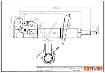  DP1610100120 Dr!ve+ Амортизатор