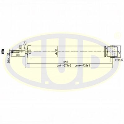  GSA343482 G.U.D.Амортизатор